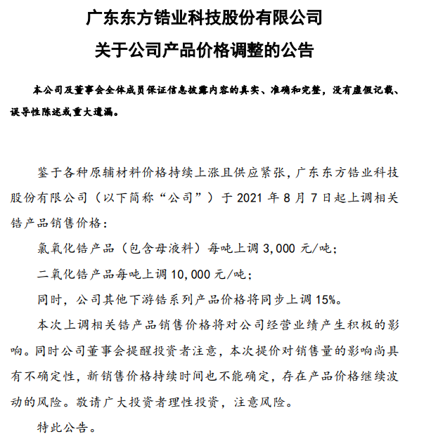 锆业行情探秘，小巷中的隐藏商机